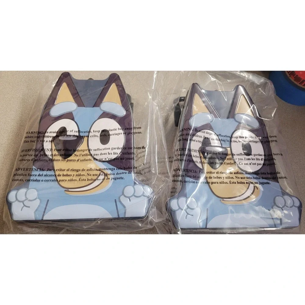 Bluey Pencil Case with Latch & Handle The Tin Box Company School Supplies 2-Pack